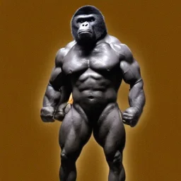 ancient bodybuilding gorilla