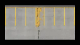 Ground layout for a covered concrete parking lot. Add skidmarks, oil ground stains, cracks and weathering. and make a little darker