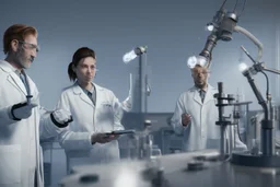 علماء يعملون في المختبرات