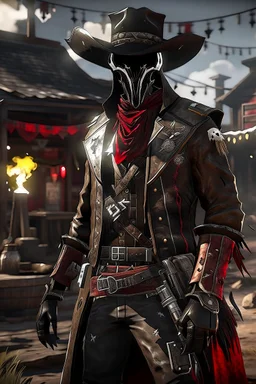 Gunslinger Spawn, photorealistic