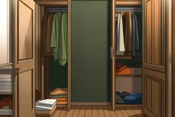 animated picture of an empty closet