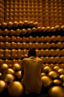 A subservient genuflection in front of the golden ones