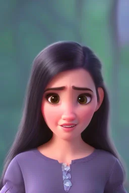 Young Jennifer Connelly pixar portrait