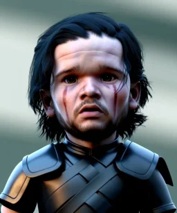 Jon snow toddler, full body, angry, dragon, dramatic lighting, hyper realistic