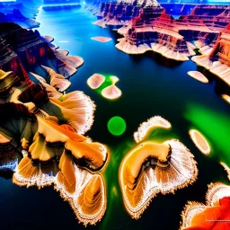 Grand Canyon National Park, Arizona,aerial view,extremely detailed digital painting, high resolution,8k, realistic, beautiful, volumetric lighting, mystical colors ,perfectly centered image, perfect composition, rim light, beautiful lighting,masterpiece, stunning scene, raytracing, anatomically correct, in the style Van Gogh and robert e howard and Ken Kelley and Ohrai Noriyoshi and Simon Bisley and tomzj1.