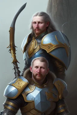 war-forged fantasy portrait