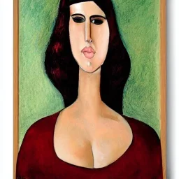 Lady Gaga portrait by AMADEO MODIGLIANI