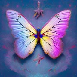 Lover dance of a butterfly