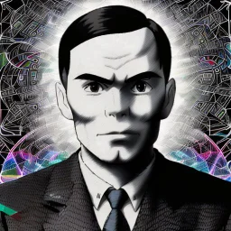 Alan Turing, Sacred Geometry, Rainbow pallette