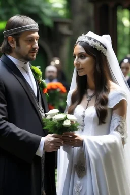 Strahd Von Zarovich saying his wedding vows to Ireena Kolyanavich