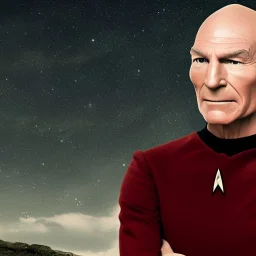 Captain Picard with Spock, in the style of Star Trek II, realistic, 8k, cinematic, dramatic light, full body, cinematic, photo realistic, portrait Photography, Depth of Field, hyper-detailed, beautifully color-coded, insane details, intricate details, beautifully color graded, Cinematic, Color Grading, Editorial Photography, Photography, Photoshoot, Shot on 85mm lens, Shutter Speed 1/500, F/2,