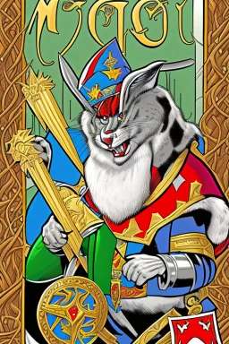 Anthony Fauci as a evil cartoon wizard