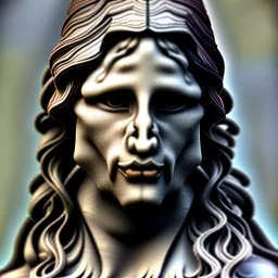 White Sculpture aragorn, full body, greek sculpture style, full body, fresco background, hyper realistic, 8k,