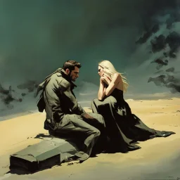 Alex Maleev man and a beautifull woman