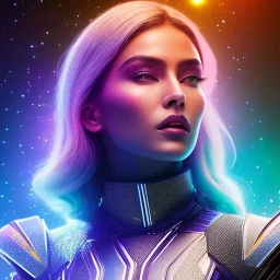 cosmic woman,highly detailed, hyper-detailed, beautifully color-coded, insane details, intricate details, beautifully color graded, Cinematic, Color Grading, Editorial Photography, Depth of Field, DOF, Tilt Blur, White Balance, 32k, Super-Resolution, Megapixel, ProPhoto RGB, VR, Half rear Lighting, Backlight, non photorealistic rendering