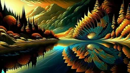 Fractal art. Spiral. Beauty. Magic.