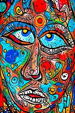 expressionism, Pixar style, in abstract art Basquiat, Picasso, Miro, Kandinsky, Klee, Birell, Fairey, Ardon, Buffet and Picasso style, HD --s 750 --v 5.1 --style raw, water color