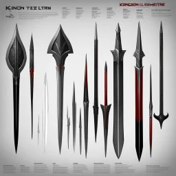 klingon weapons line batleth blade chart dk hand klingon spear star trek weapon weapons tahg mekleth gintak jbobroony mevak kligat kurleth kutluch tajtiq