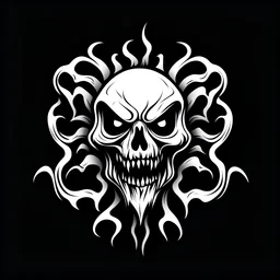 Scary Logo in white on a black background