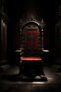 an empty throne