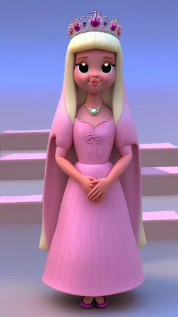 Introduction to Princess Penelope, cartoon,3D