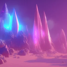 a crystalised blue pink spaceship, gold, diamonds, lightbeams, cosmic background, atmospheric, realistic, unreal engine, 8k. Cinematic lighting, octane render.