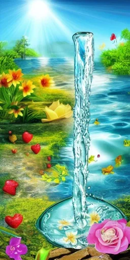 Eau coeur love