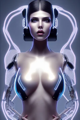 cyberpunk, black latex body, women, body portrai,big boobs, open mouth, perfect skin, tron, cyborg , perfekt, real, dream, hr giger