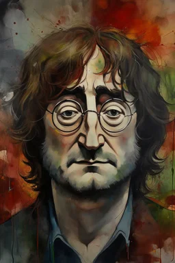 an expressive painting of John Lennon , we might see a companion with features of absolute strength and determination, blended with warmth and deep faith. Perhaps her face expresses wisdom and courage, with eyes radiating confidence and faith.