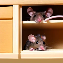 mouse in cupboard