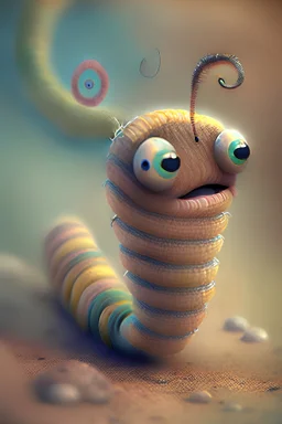 Funny little worm