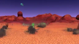 desert city far in the background
