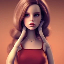 Lana Del Rey as a doll