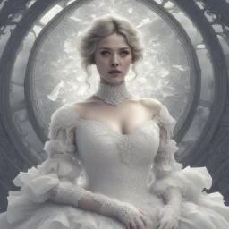 insanely beautiful and attractive woman wearing a victorian white dress ::in the style of shattered :: broken glass globe: :: intricately detailed hyperdetailed hyperrealism impressionism color graded surrealism fractal 4K HDR sharp focus 3D shading shadow depth beautiful colorful fantastical beautiful