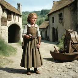 [high res photography by Ray Harryhausen] Joan a farmer girl living in Domremy, a village in eastern France during medieval times. At the age of ten, you began to hear voices that you believed to be from the Lord. These voices told you to drive out the British soldiers from the Holy Kingdom of France. These voices also revealed future events to you, which impressed many people. As you spoke well, people listened to your advice. You have already convinced two famous soldiers, Jean de Metz and Ber