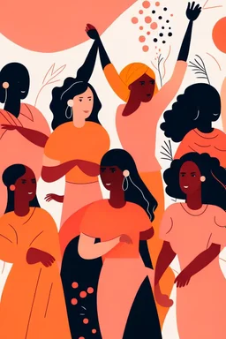 Illustration about Empowering womenEmpowering women