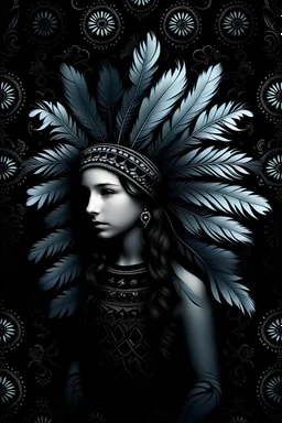with feather