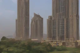 Unique building design for central bank of India. Make it world's tallest building