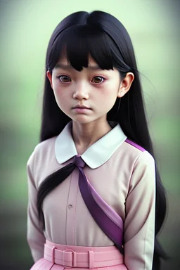 6 year old asian schoolgirl in school uniform portrait, epic colour treatment, cinematic colour treatment, meticulously intricate perfectly symmetrical extremely detailed, pixiv daily ranking, pixiv, extreme depth of field, artstation, spectacular details, volumetric lighting, masterpiece, cinematic, Hollywood production, 8k resolution, high definition, max octane render, vivid colors, max resolution, max perfectionism, realistic composition, professional photography