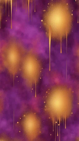 Hyper Realistic Brown-Purple-Maroon-&-Golden Groovy-Retro Grungy Multicolored-Brush-Stokes with glowing-golden-embers Background-Texture