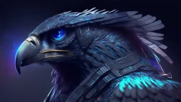 profile picture of a cyberfalcon with imposing looking
