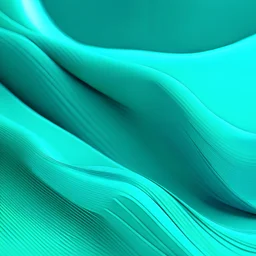 beautiful wallpaper for a website with one curved line made of cotton fabric in a delicate turquoise color, transparent background, cinematic shot, minimalistic style, max quality, 8k
