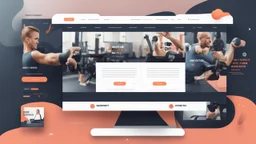 Design a user-friendly and visually appealing landing page for a gym website, prioritizing an intuitive user experience