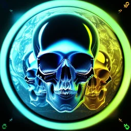 cyberpunk style ink ball skull picture in detailed tecnomancer frame, big black eyes, unreal engine 5, 8k resolution, photorealistic, ultra detailed, frame extreme sharp, accurate