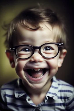 طفل مضحك