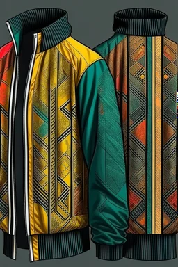 jacket design on two different sides