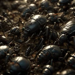 horror, infested, swarm, mechanical, robot, insects, bugs, cockroaches, flies, spiders, ticks, parasites screaming person, pain, decay