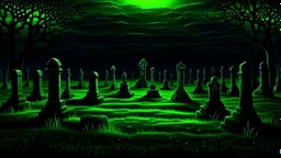 graveyard background, undead rising