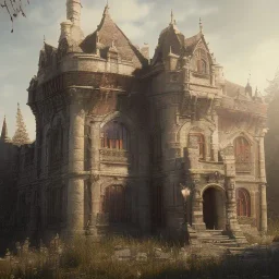 Mysterious castle, softbox lighting, intricate details, ultra realistic style, 8k resolution