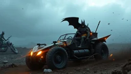 batman's new post-apocalyptic ride